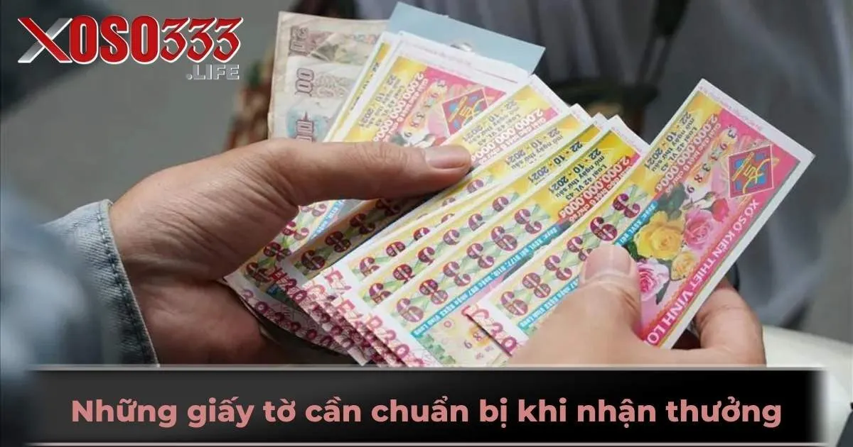 Những giấy tờ cần chuẩn bị khi nhận thưởng xổ số